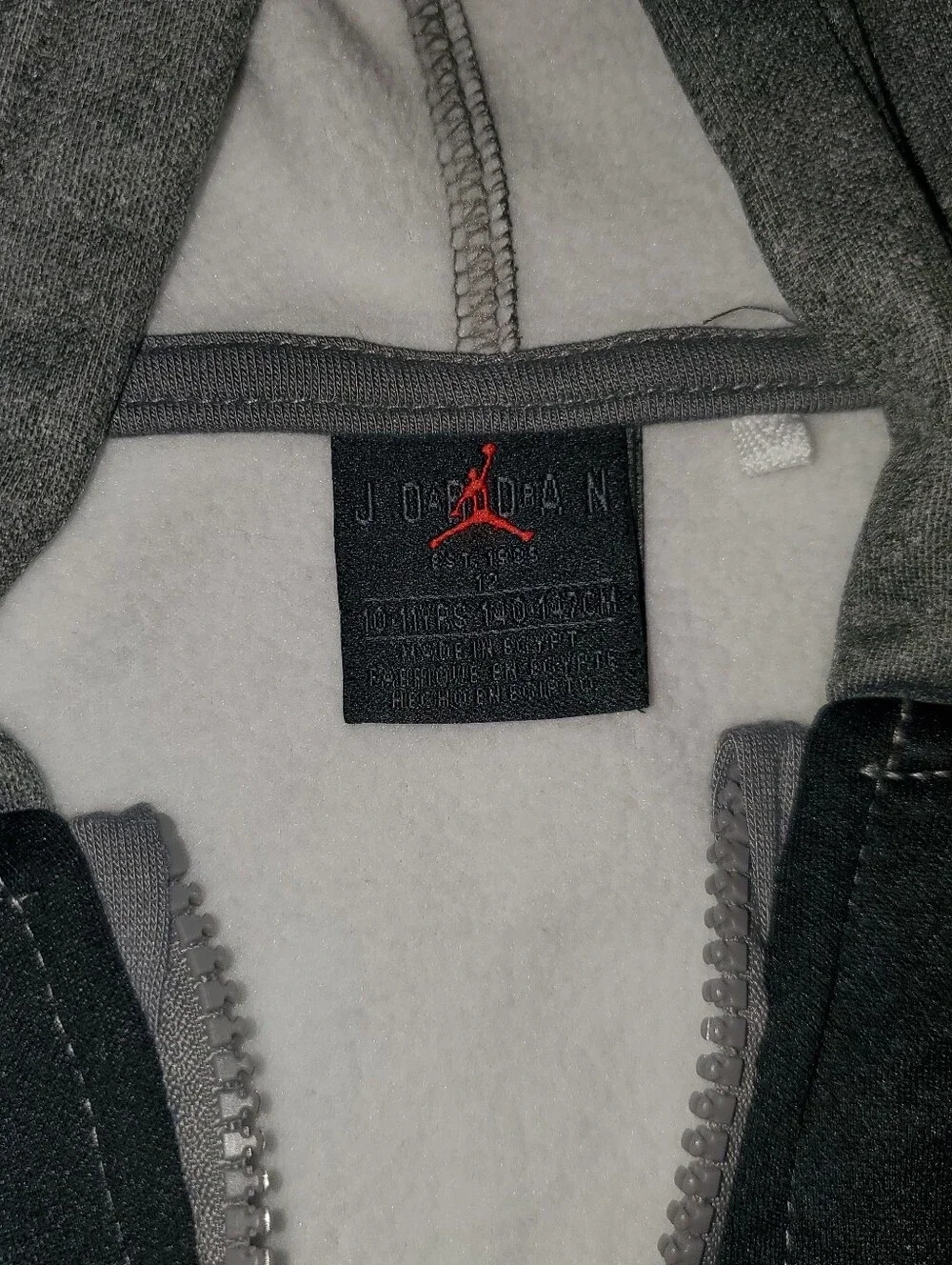 NWOT Jordan Boys 2-Piece Grey & Black Tracksuit Set